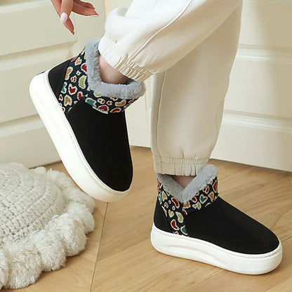 Plusock Plus Size Heart Pattern Slippers - image 1