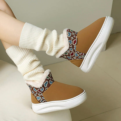 Plusock Plus Size Heart Pattern Slippers - image 7