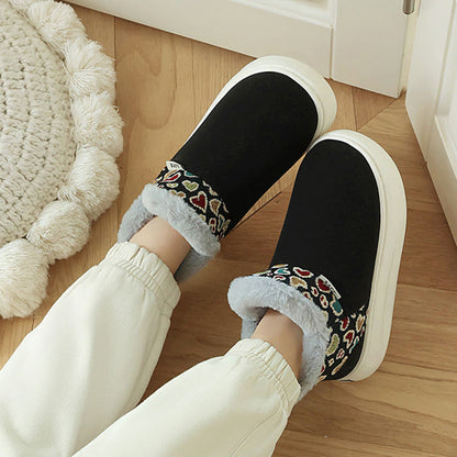 Plusock Plus Size Heart Pattern Slippers - image 3