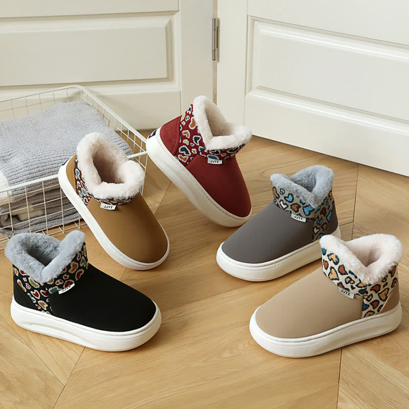 Plusock Plus Size Heart Pattern Slippers - image 10