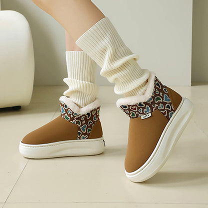 Plusock Plus Size Heart Pattern Slippers - image 5