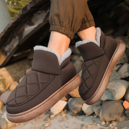 Plusock Plus Size Plush Grid Slippers - image 9
