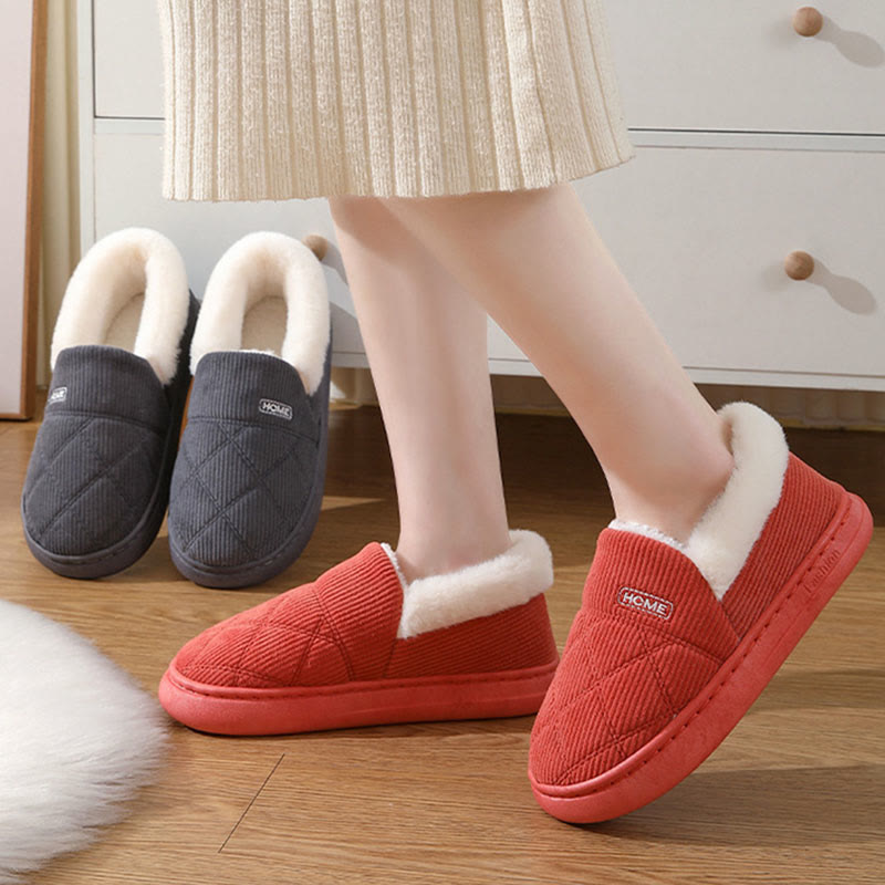 Plusock Plus Size Simple Cozy Design Slippers - image 0