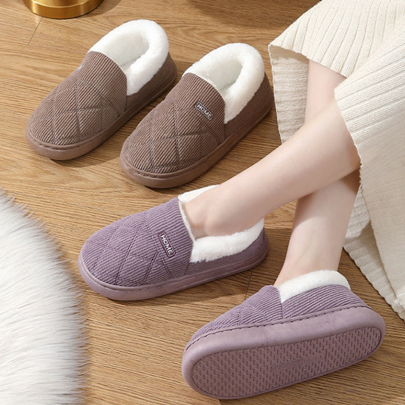 Plus Size Simple Cozy Design Slippers - image 2