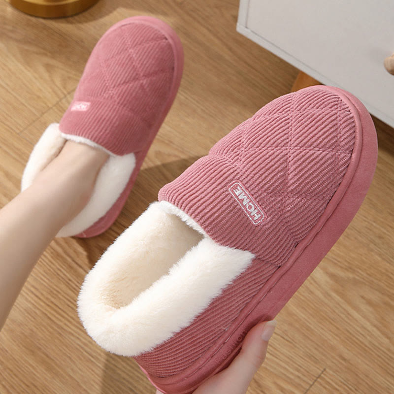 Plusock Plus Size Simple Cozy Design Slippers - image 4