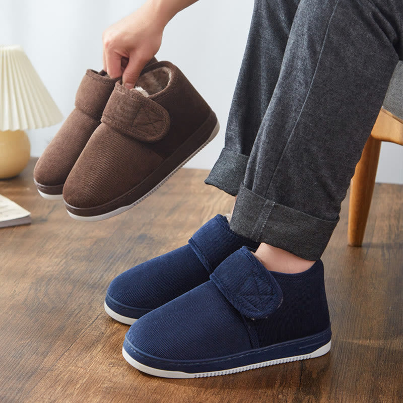 Plus Size Warm Lightweight Sole Slippers - image 1