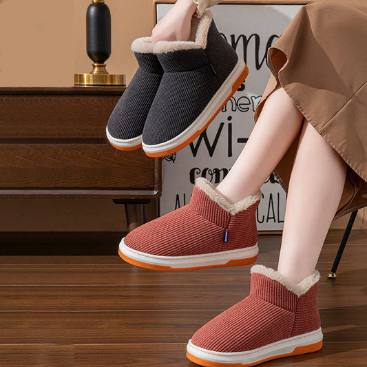 Plus Size Extra Thick Fleece Lining Slippers - image 0