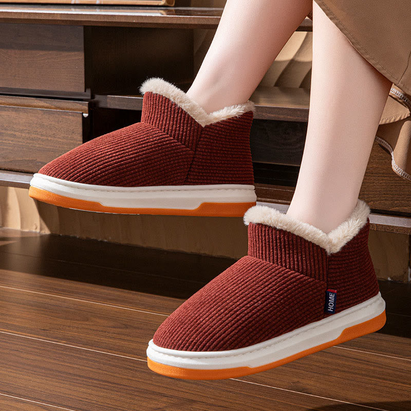 Plus Size Extra Thick Fleece Lining Slippers - image 3