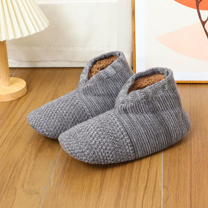 Plusock Plus Size Foldable Design Slipper Socks - Grey - EU40-43(US7-9) - image 14
