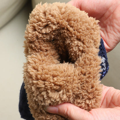 Plusock Plus Size Snowflake Slipper Socks - image 17