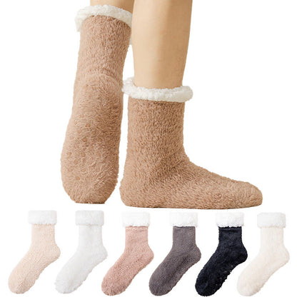 Plus Size Skin Friendly Feel Slipper Socks - image 0