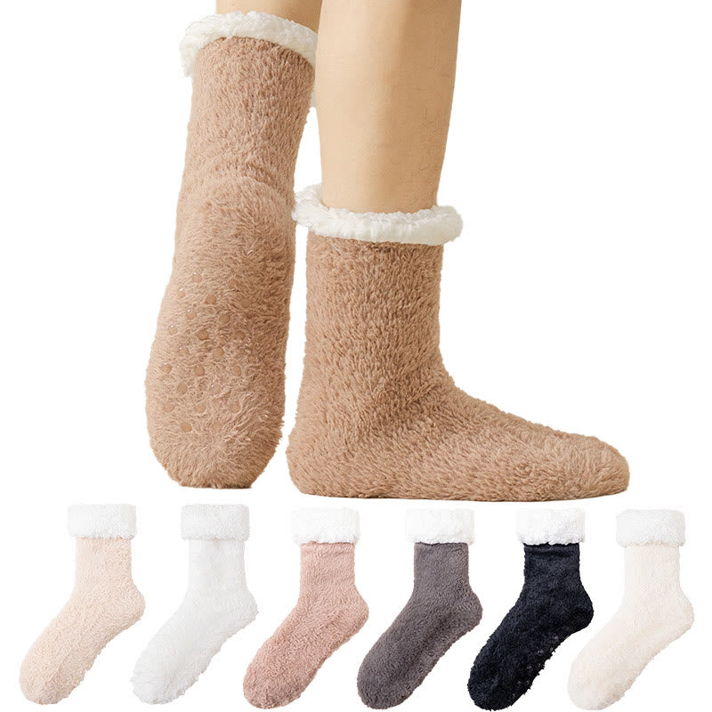 Plusock Plus Size Skin Friendly Feel Slipper Socks - image 0