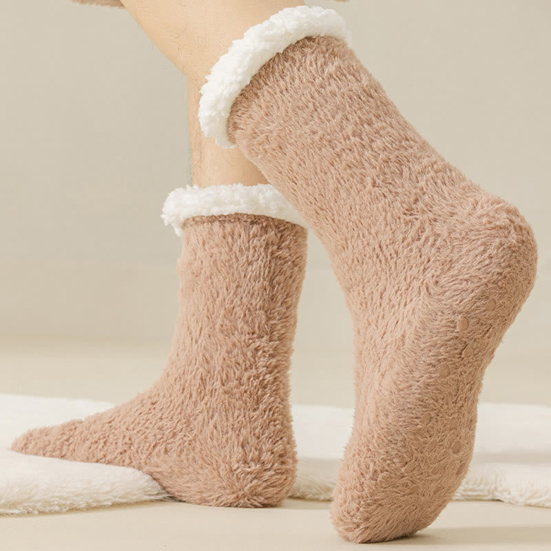 Plusock Plus Size Skin Friendly Feel Slipper Socks - image 4