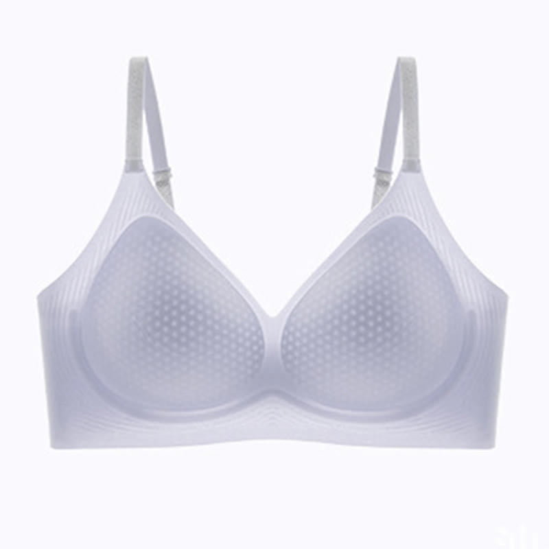 Cloud Soft Comfort Wireless Bra - Blue - 40 - C - image 12