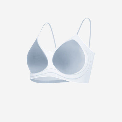 Camellia fragrance Wireless Bra - Blue - 38 - C - image 2