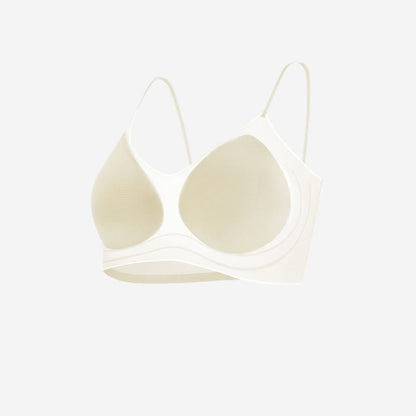 Camellia fragrance Wireless Bra - Beige - 38 - C - image 3