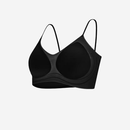 Camellia fragrance Wireless Bra - Black - 38 - C - image 5