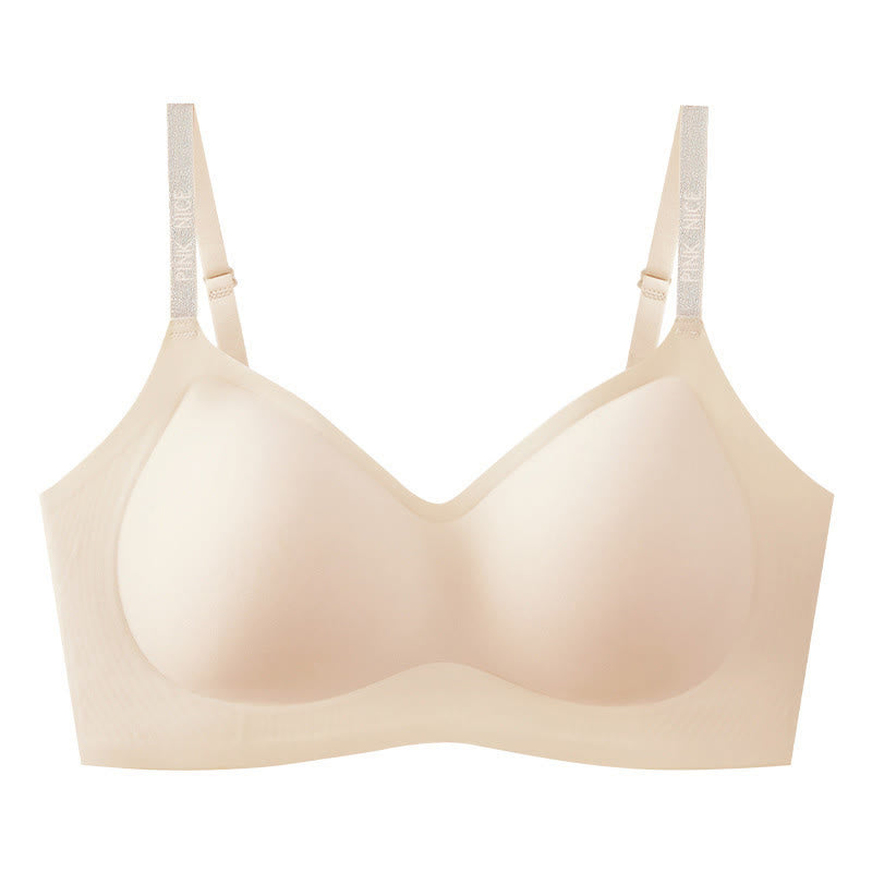 Camellia Micro Capsule Fragrance Wireless Bra - Nude - 40 - C - image 12