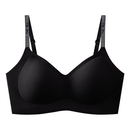 Camellia Micro Capsule Fragrance Wireless Bra - Black - 40 - C - image 11