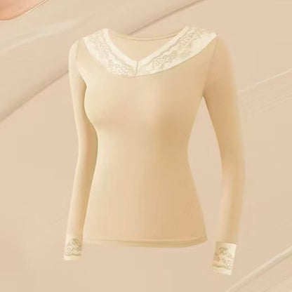Camellia Fragrance Infused Base Layer Top - Nude - XL - A Set - image 7