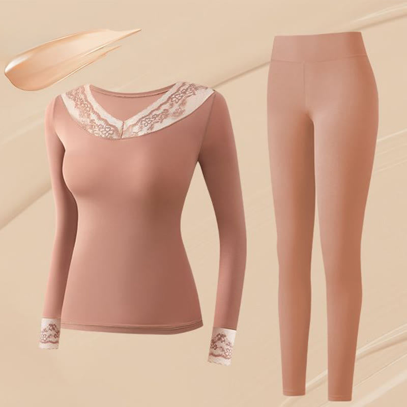 Camellia Fragrance Infused Base Layer Top - Pink - XL - A Set - image 12