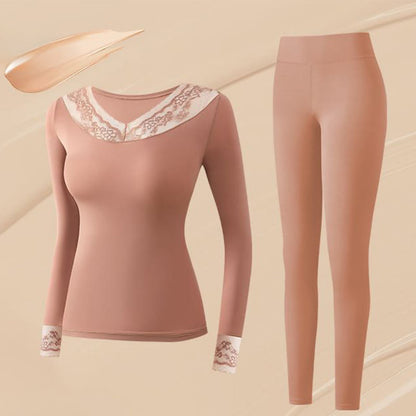 Camellia Fragrance Infused Base Layer Top - Pink - XL - A Set - image 12