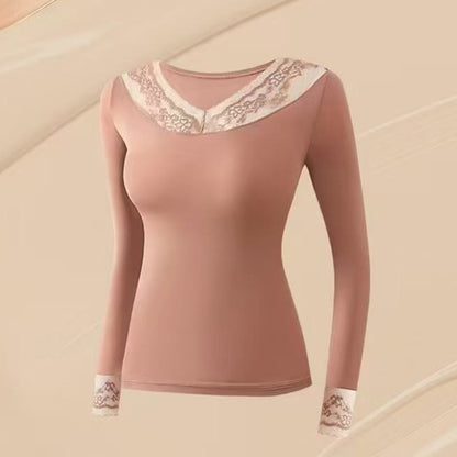Camellia Fragrance Infused Base Layer Top - Pink - XL - Top - image 8