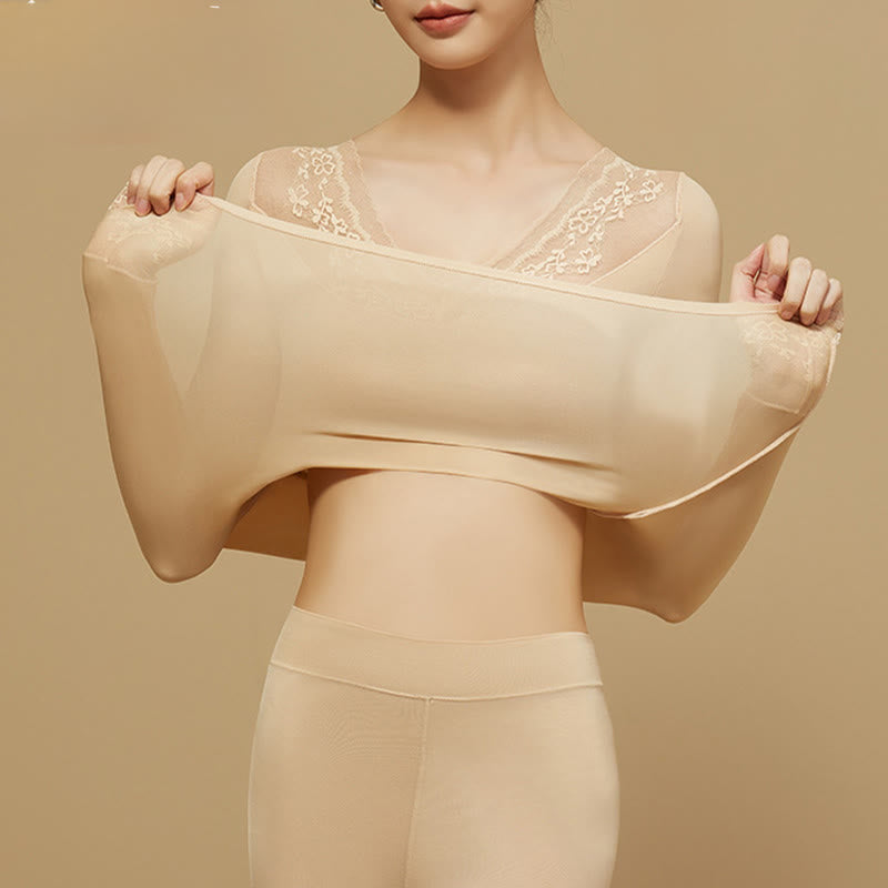 Plusock Camellia Fragrance Infused Base Layer Top - image 2