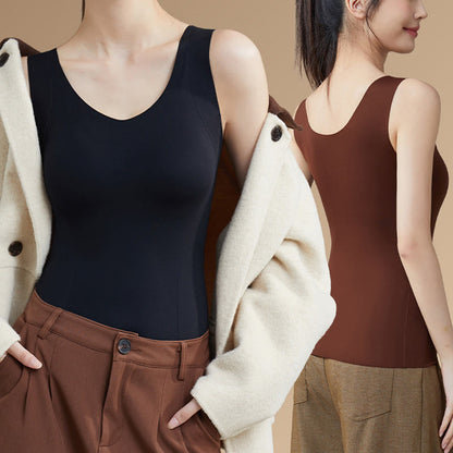 Plusock Plus Size Natural Camellia Aroma Base Layer Vest - image 7