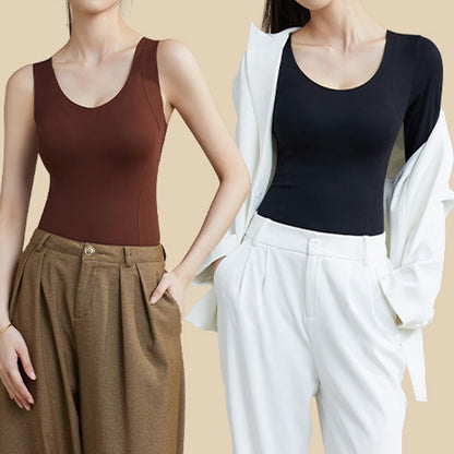 Plusock Plus Size Natural Camellia Aroma Base Layer Vest - image 6