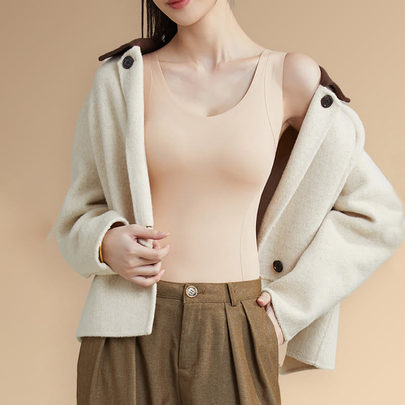 Plusock Plus Size Natural Camellia Aroma Base Layer Vest - image 4