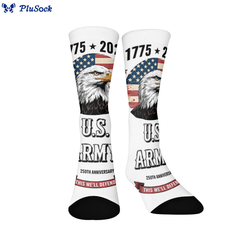 Plusock Plus Size United States Alphabet Quarter Socks - B - EU37-44(US4-10) - image 3