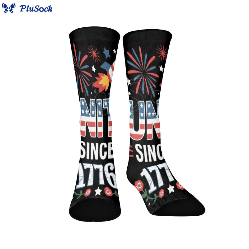 United States Alphabet Quarter Socks - A - EU37-44(US4-10) - image 5