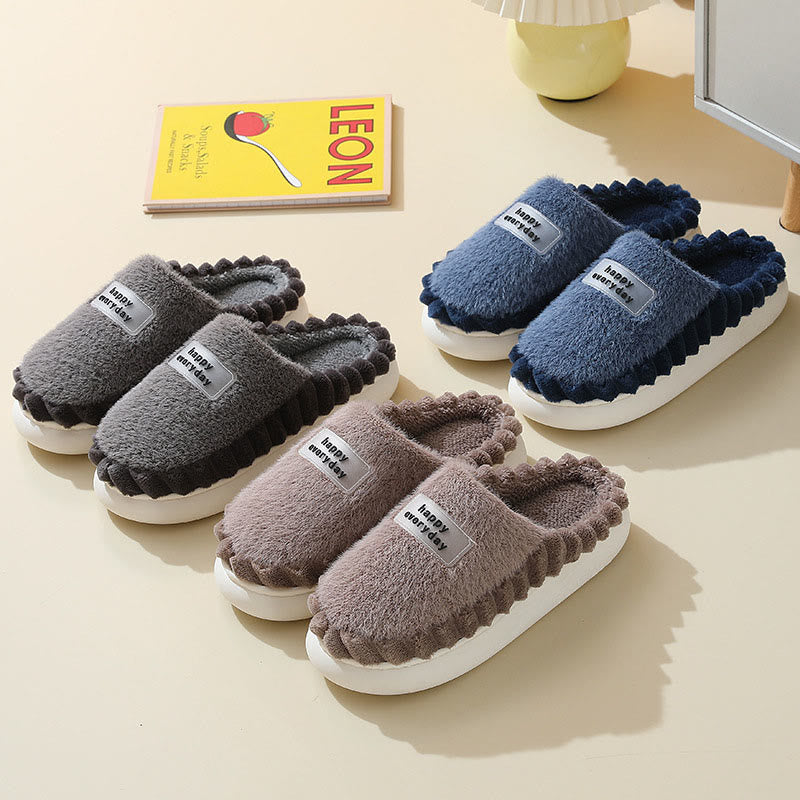 Plus Size Happy Everyday Slippers - image 0