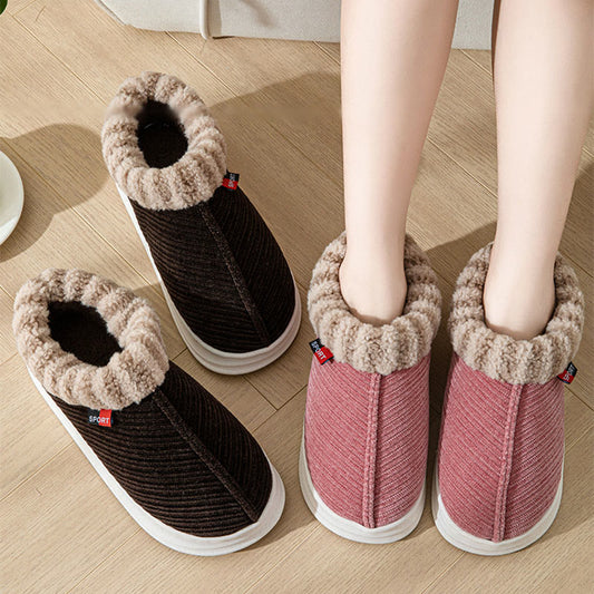 Plus Size Soft Plush Slippers - image 0