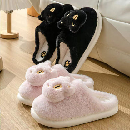 Plus Size Cute Cartoon cat Slippers - image 3