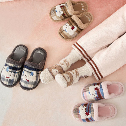 Plusock Plus Size Cute Cat Slippers - image 0