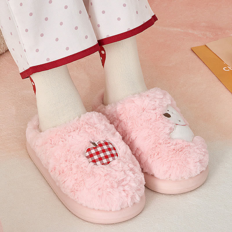 Plus Size Plush Puppy Slippers - image 3