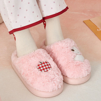Plus Size Plush Puppy Slippers - image 3