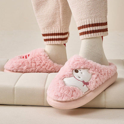 Plusock Plus Size Plush Puppy Slippers - image 2