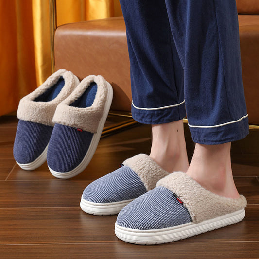 Plusock Plus Size Thick Fleece Lining Slippers - image 0