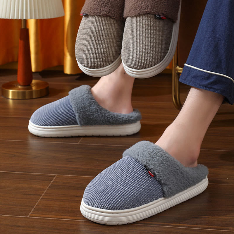 Plus Size Thick Fleece Lining Slippers - image 2