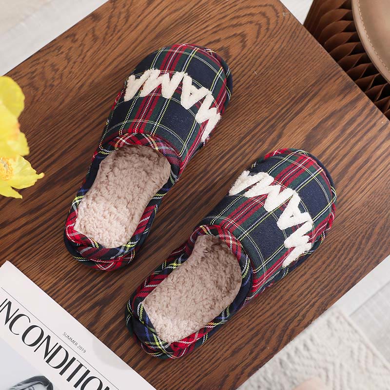 Plusock Plus Size Scottish Tartan Slippers - image 5