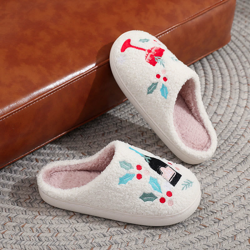 Plus Size Berry Wine Glass Slippers - image 1