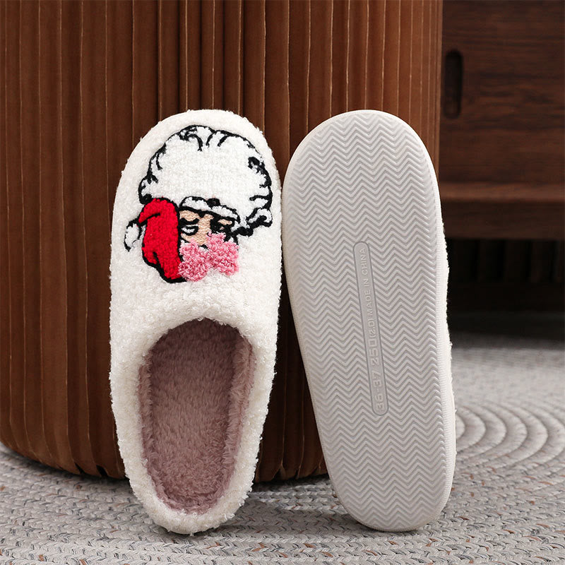 Plusock Plus Size Santa Baby Slippers - image 5