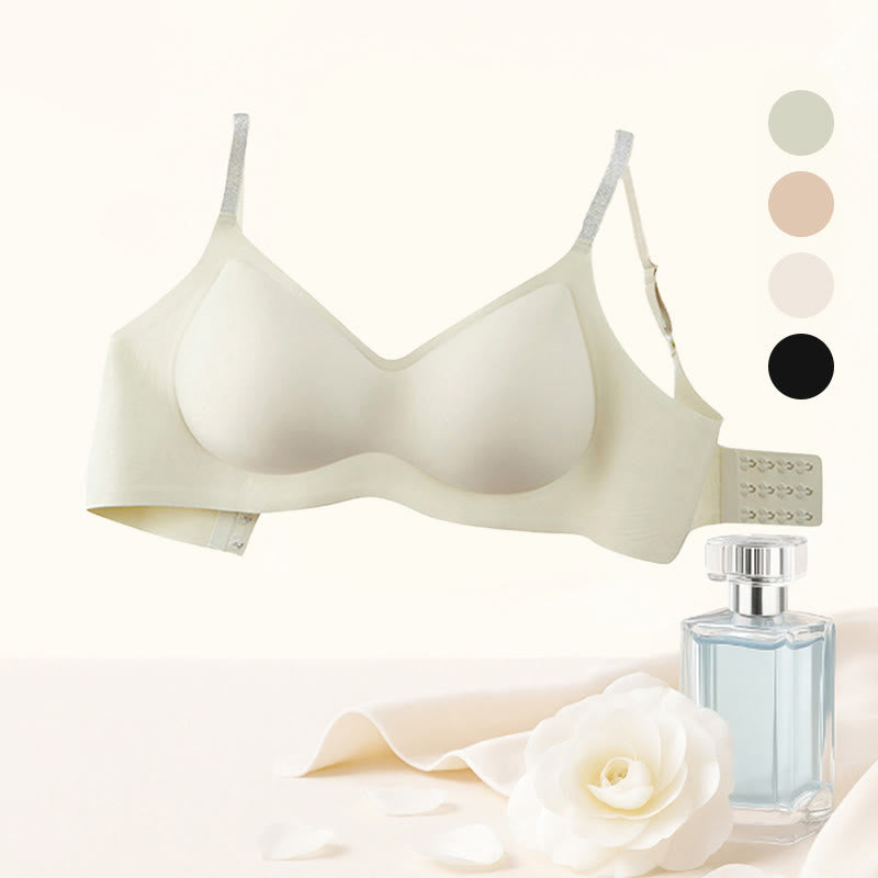 Plusock Camellia Micro Capsule Fragrance Wireless Bra - image 0