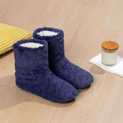 High Top Solid Color Slipper Socks - Navy Blue - EU38-40(US5-7) - image 7