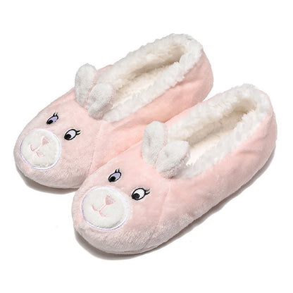 Panda Rabbit Cat Deer Slipper Socks - Rabbit - EU38-40(US5-7) - image 8
