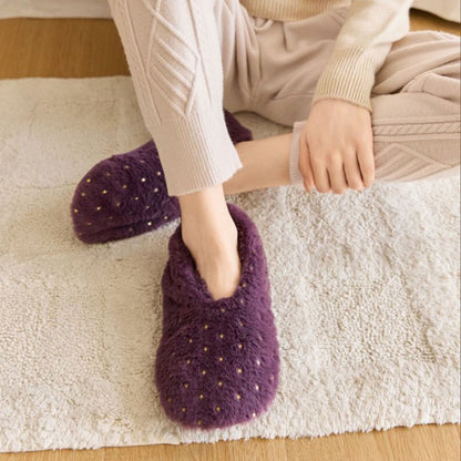 Plus Size Stamping Dots Slipper Socks - image 3