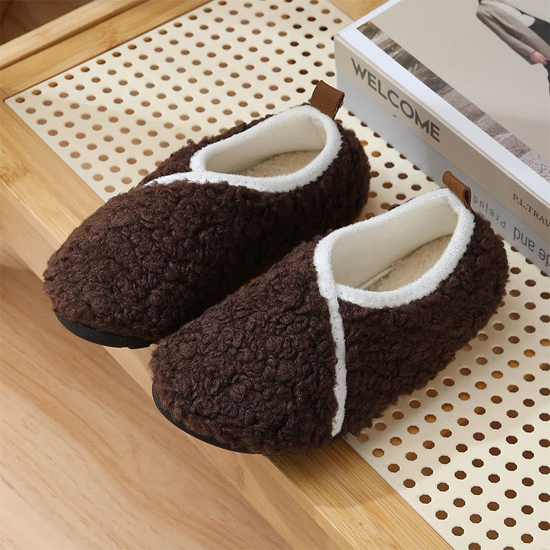 Plus Size Simple Stylish Slippers - Coffee - EU44-45(US9-10) - image 14